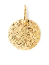 Maria Black Gold-plated Moneta Charm In Gold