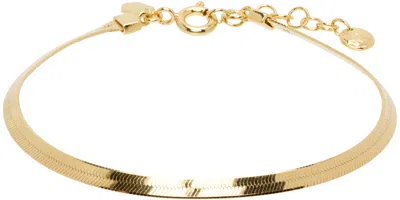 Maria Black Gold Sentiero (s/m) Bracelet In Goldplated