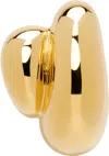 Maria Black Gold Tryvann Trail Right Single Earring In Goldplated
