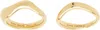 Maria Black Gold Vayu & Soma Ring Set In Goldplated