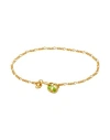 Maria Black Halo Bracelet Small Green Gold Hp Bracelet Gold Size S 925/1000 Silver In Gold