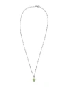 Maria Black Halo Necklace Green Silver Hp Necklace Silver Size - 925/1000 Silver In Silver