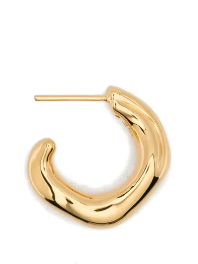 Maria Black Large Anil Hoop Earring In Gold