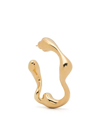 Maria Black Large Splash Single Earring In Gold