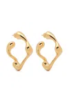 Maria Black Large Splash Single Earring In Gold