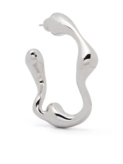 Maria Black Large Splash Single Earring In Silber