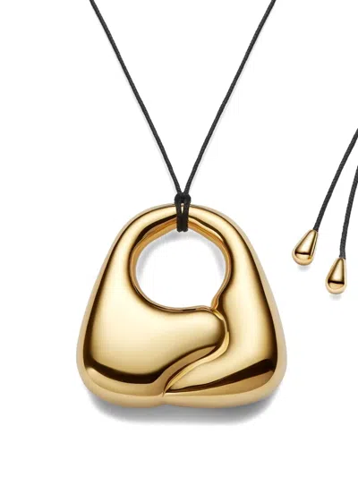 Maria Black 大号 Weekender 项链 In Gold