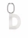 Maria Black Lucid Letter D Charm In Weiss