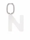 Maria Black Lucid Letter N Charm In Weiss