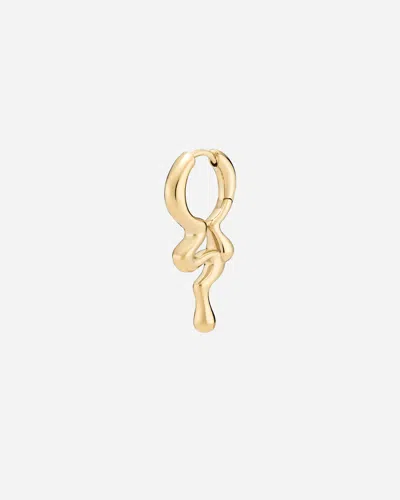 Maria Black Maya Huggie In Gold