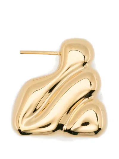Maria Black Medium Bogota Earrings In Gold