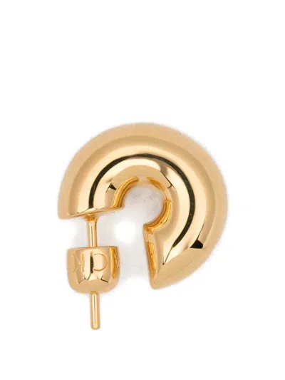 Maria Black Medium Prima Hoop Earrings In Gold