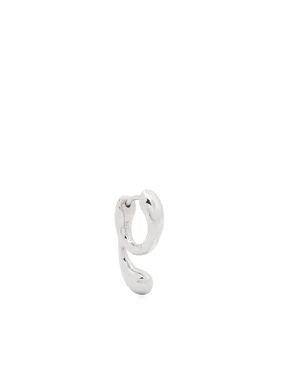 Maria Black Mermaid Splash Earring In Silber