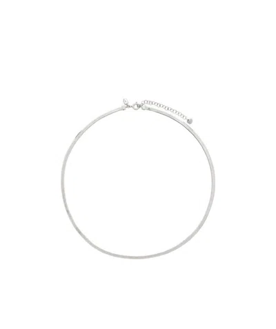 Maria Black Mio Chain Necklace In White