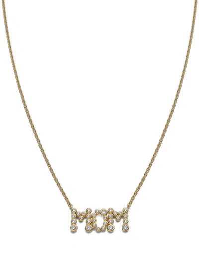 Maria Black Mom Collet Lobster Claw Necklace In Gold