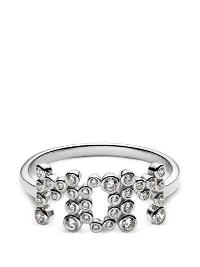 Maria Black Mom Collet Ring In Metallic