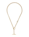 Maria Black Nostalgia Necklace Gold Hp Necklace Gold Size - 925/1000 Silver In Gold