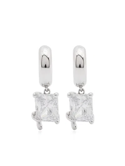 Maria Black Omotesando Cider Earrings In Silver