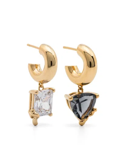 Maria Black Omotesando Ramune Hoop Earrings In Gold
