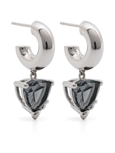 Maria Black Omotesando Ramune Hoop Earrings In Silver