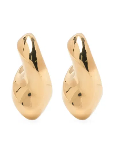 Maria Black Palomino Saddle Earrings In Gold