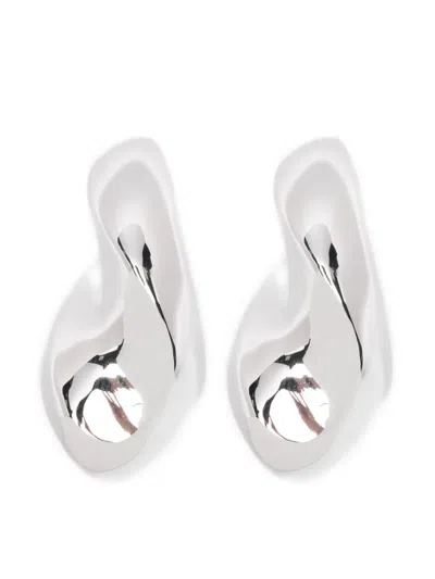 Maria Black Palomino Saddle Earrings In Metallic