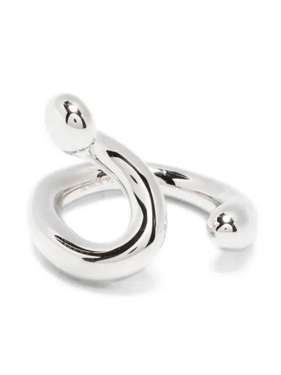 Maria Black Polished-finish Ear Cuff In Silver