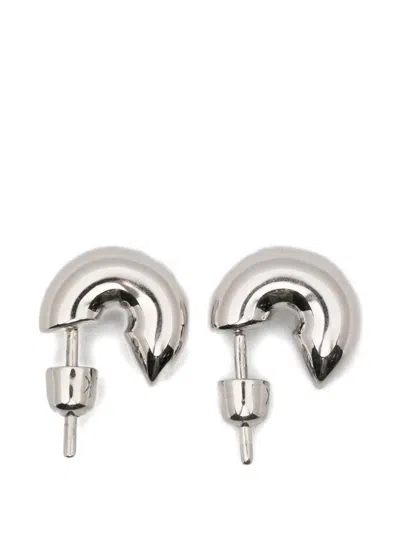 Maria Black Prima Small Hoop Earrings In Metallic