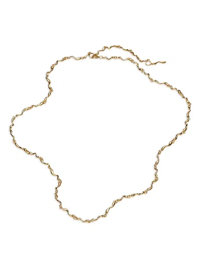 Maria Black Ramen Necklace In 金色
