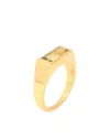 Maria Black Ring Gold Size 8.5 925/1000 Silver In Gold