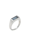 Maria Black Ring Silver Size 7 925/1000 Silver In Silver