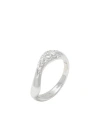 Maria Black Ring Silver Size 7.5 925/1000 Silver In Silver