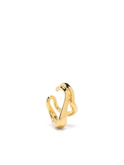 Maria Black 'river' Single Earcuff In Gold