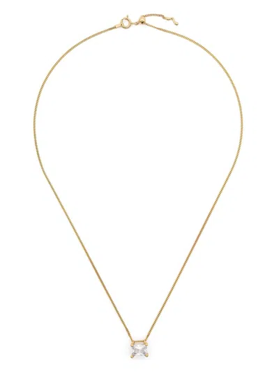 Maria Black Roppongi Drop Necklace In Gold