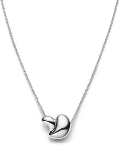 Maria Black Sagene Pendant Necklace In 银色