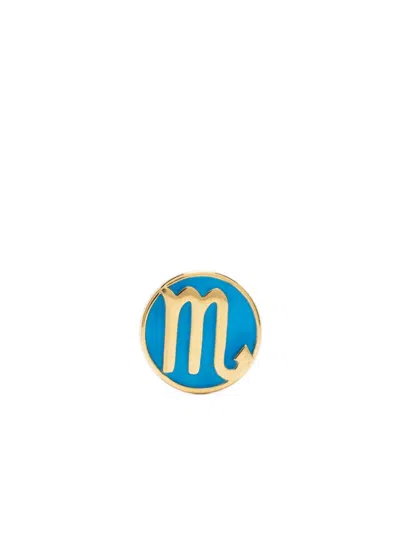 Maria Black Scorpio Coin Charm In Blue
