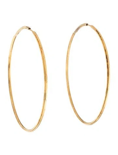 Pre-owned Maria Black Senorita Hoop Earrings In Multicolor