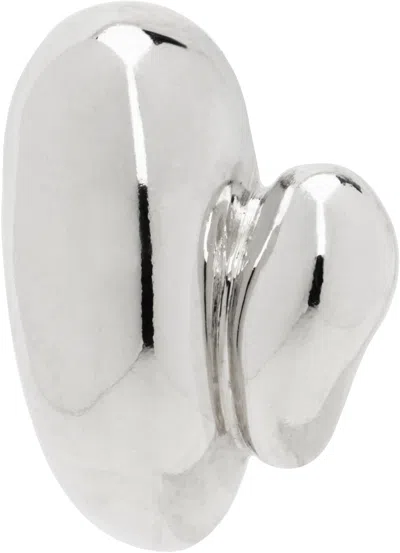 Maria Black Silver Sagene Trail Left Stud Earring