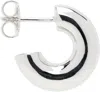 Maria Black Silver Tempelhofer Hoop Single Earring In Silver