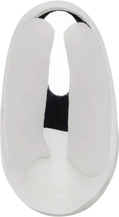 Maria Black Silver Tryvann Pillow Single Earring