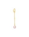 Maria Black Single Earring Gold Size - 925/1000 Silver In Gold