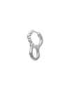 Maria Black Single Earring Silver Size - 925/1000 Silver In Silver