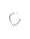 Maria Black Single Earring Silver Size - 925/1000 Silver In Silver