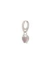 Maria Black Single Earring Silver Size - 925/1000 Silver In Silver