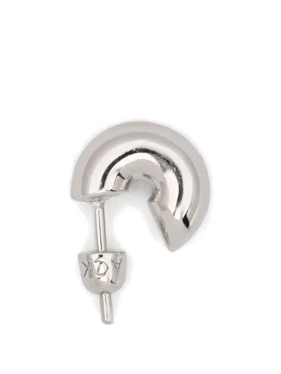 Maria Black Small Prima Chunky Hoop Earrings In Metallic