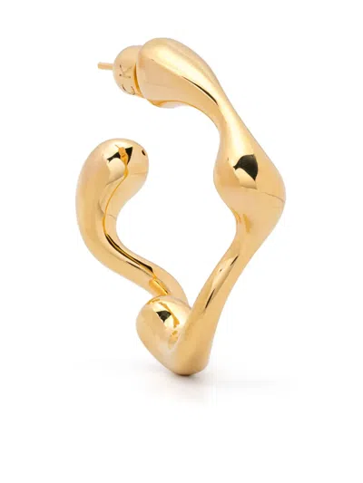 Maria Black Small Splash Single Earring In Gold