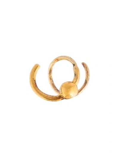 Pre-owned Maria Black Spiral Ear Cuff In Multicolor