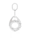 Maria Black Sterling Silver June Charm In Silver