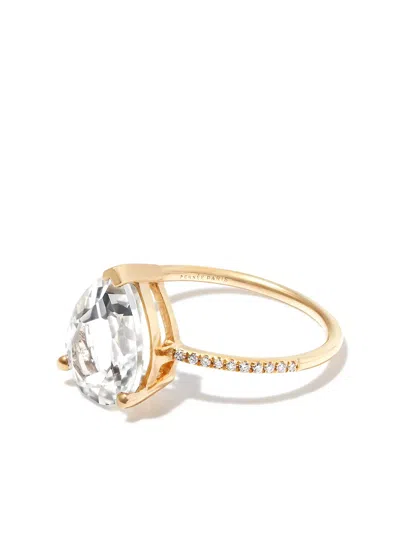 Maria Black Maria B Silv Moss Yg Life Coin Signt Rng In Silver