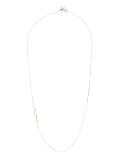 Maria Black Sterling Silver Tessoro Pearl Chain Necklace
